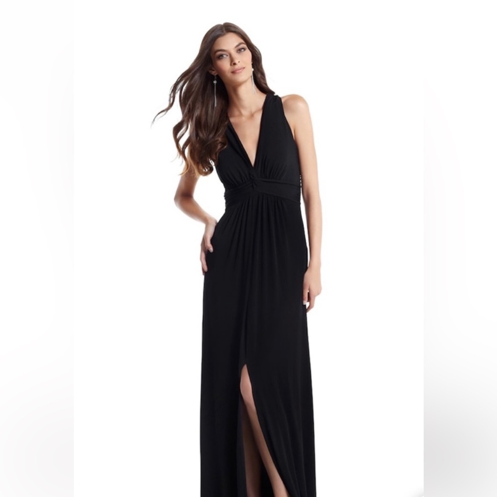 WHBM long formal dress - black